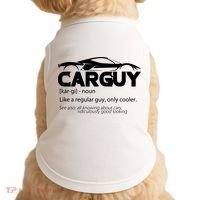 Funny Car Guy Gift Car Guy Definition Doggie Tank thumb 0