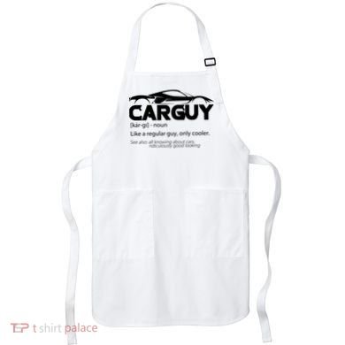 Funny Car Guy Gift Car Guy Definition Apron