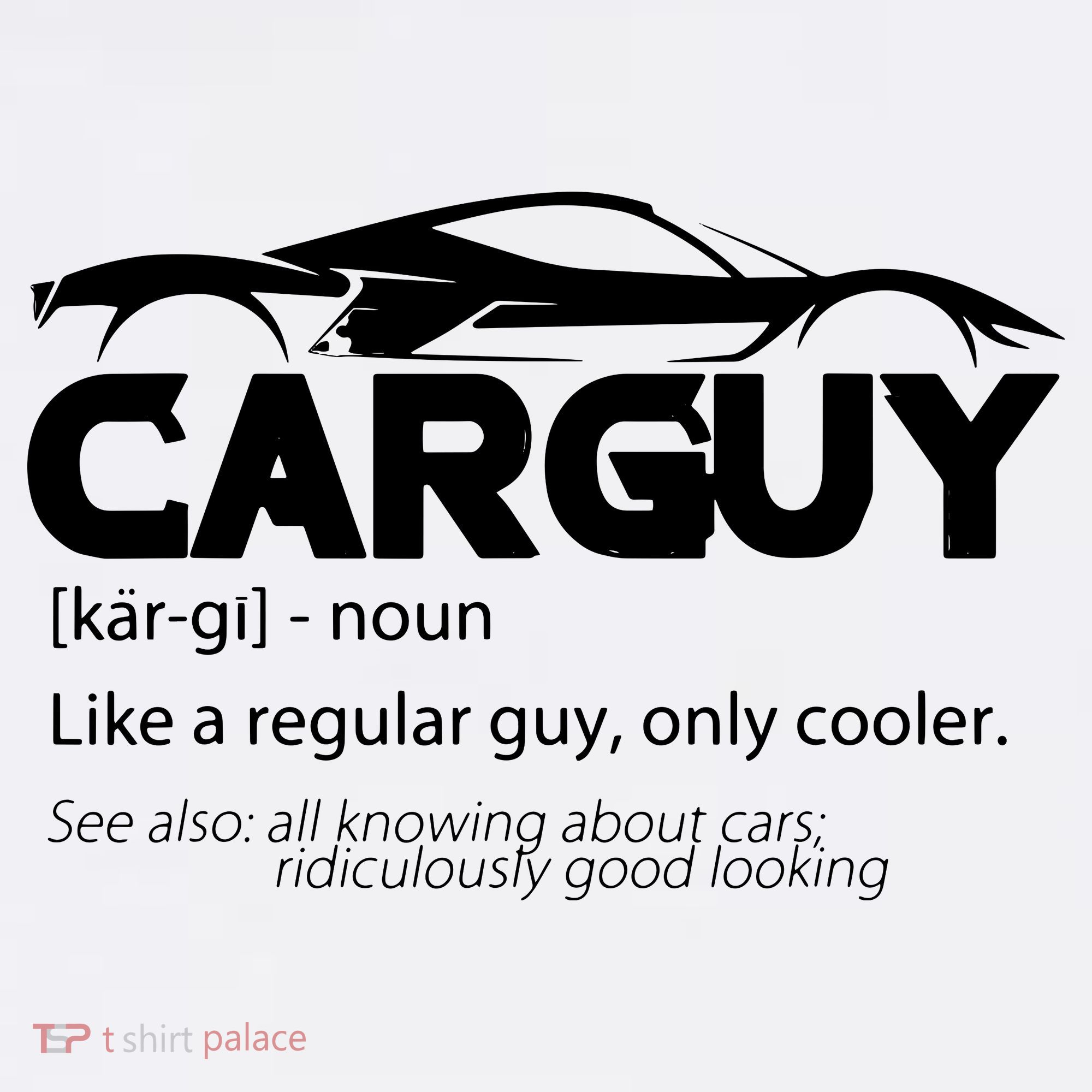 Funny Car Guy Gift Car Guy Definition Beanie