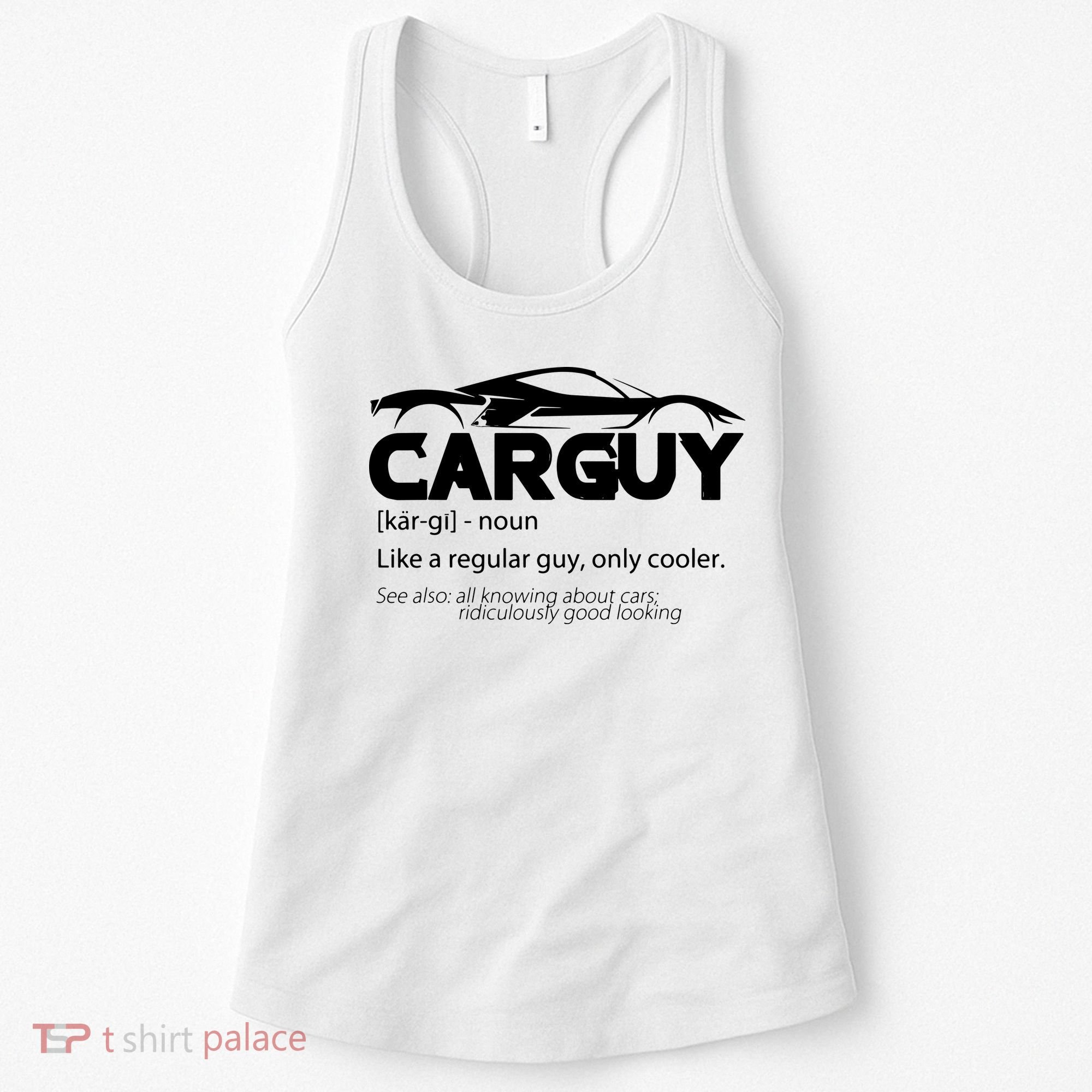 Funny Car Guy Gift Car Guy Definition Women's Tank Top