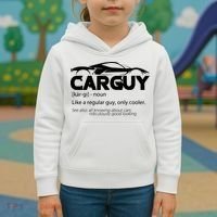 Funny Car Guy Gift Car Guy Definition Kids Hoodie thumb 3