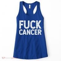 Fuck Cancer Gift Cancer Awareness Gift For And Women's Tank Top thumb 0