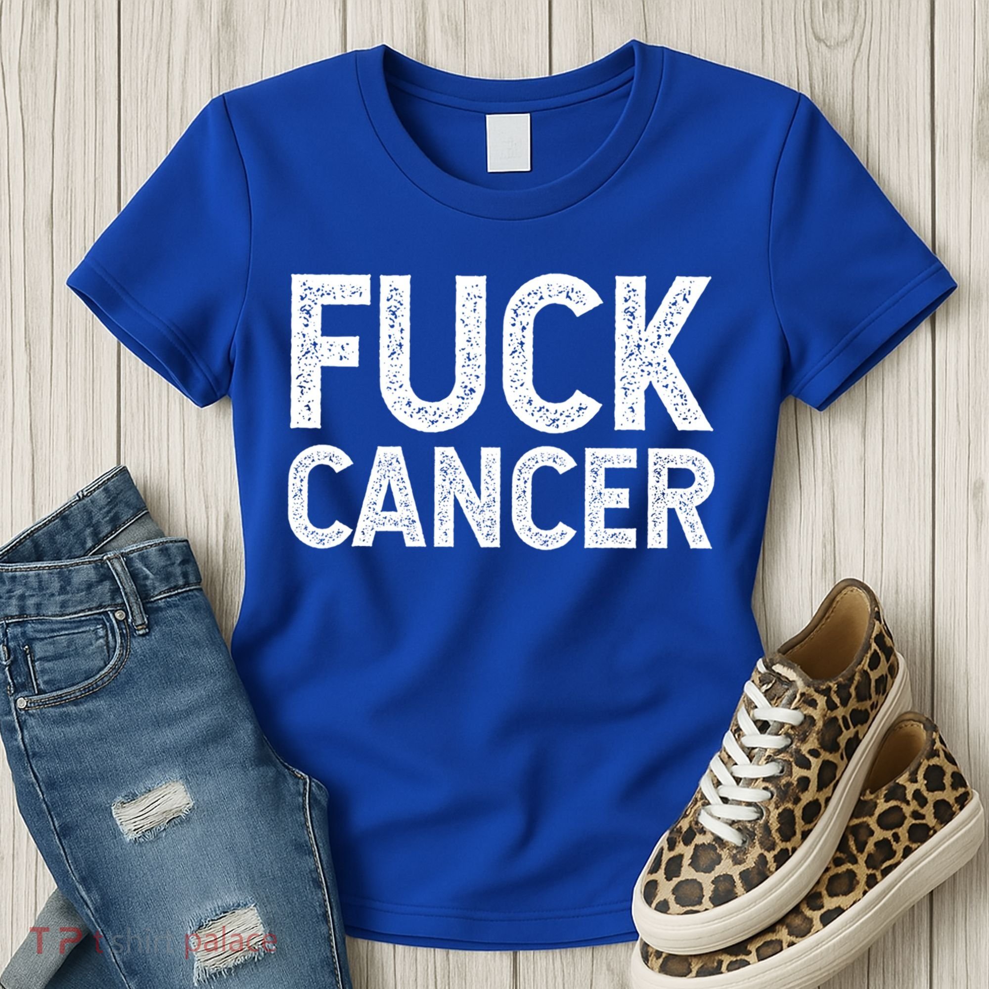 Fuck Cancer Gift Cancer Awareness Gift For And Women's T-Shirt