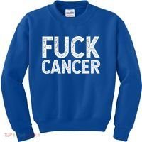 Fuck Cancer Gift Cancer Awareness Gift For And Kids Sweatshirt thumb 0