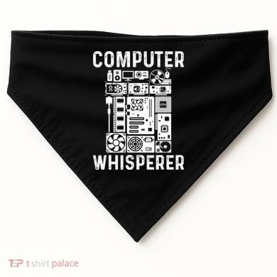 Funny Computer Geek Tech Nerd Gift Cool Support Cute Gift USA-Made Doggie Bandana