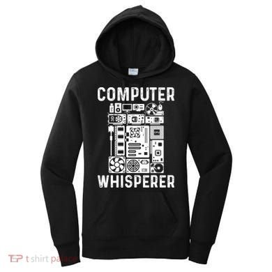 Funny Computer Geek Tech Nerd Gift Cool Support Cute Gift Women's Hoodie