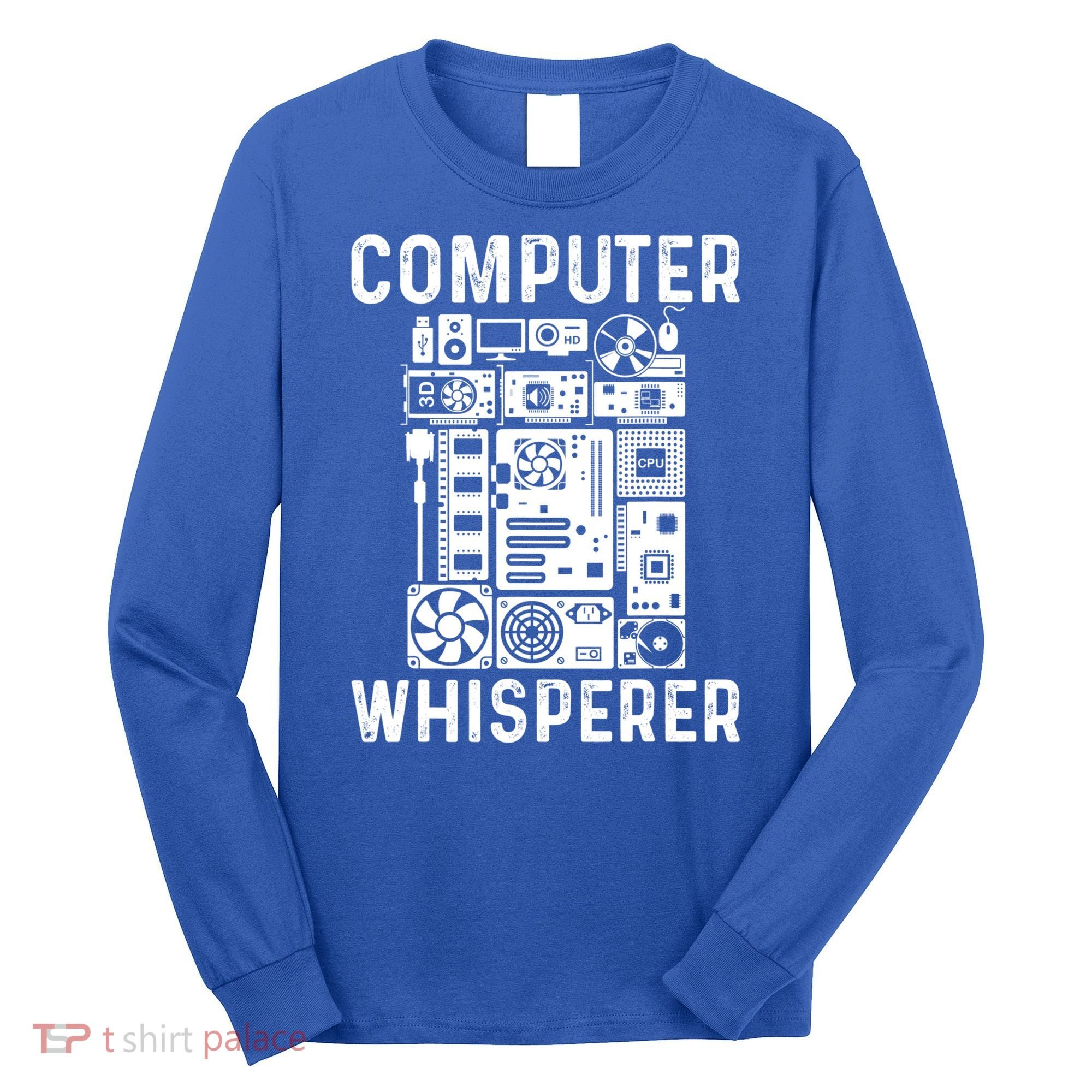 Funny Computer Geek Tech Nerd Gift Cool Support Cute Gift Long Sleeve Shirt