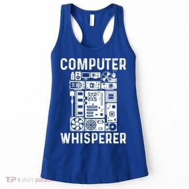 Funny Computer Geek Tech Nerd Gift Cool Support Cute Gift Women's Tank Top