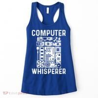 Funny Computer Geek Tech Nerd Gift Cool Support Cute Gift Women's Tank Top thumb 0
