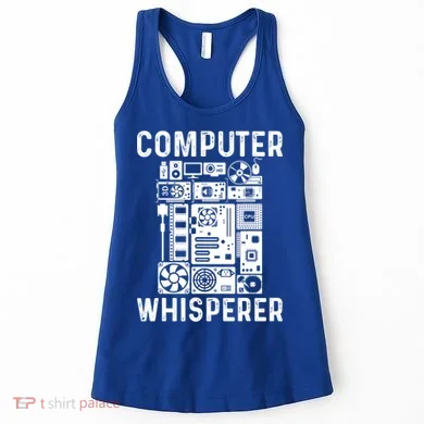 Funny Computer Geek Tech Nerd Gift Cool Support Cute Gift Women's Tank Top