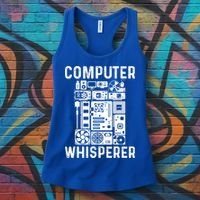 Funny Computer Geek Tech Nerd Gift Cool Support Cute Gift Women's Tank Top thumb 3