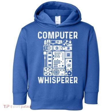 Funny Computer Geek Tech Nerd Gift Cool Support Cute Gift Toddler Hoodie
