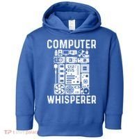Funny Computer Geek Tech Nerd Gift Cool Support Cute Gift Toddler Hoodie thumb 0