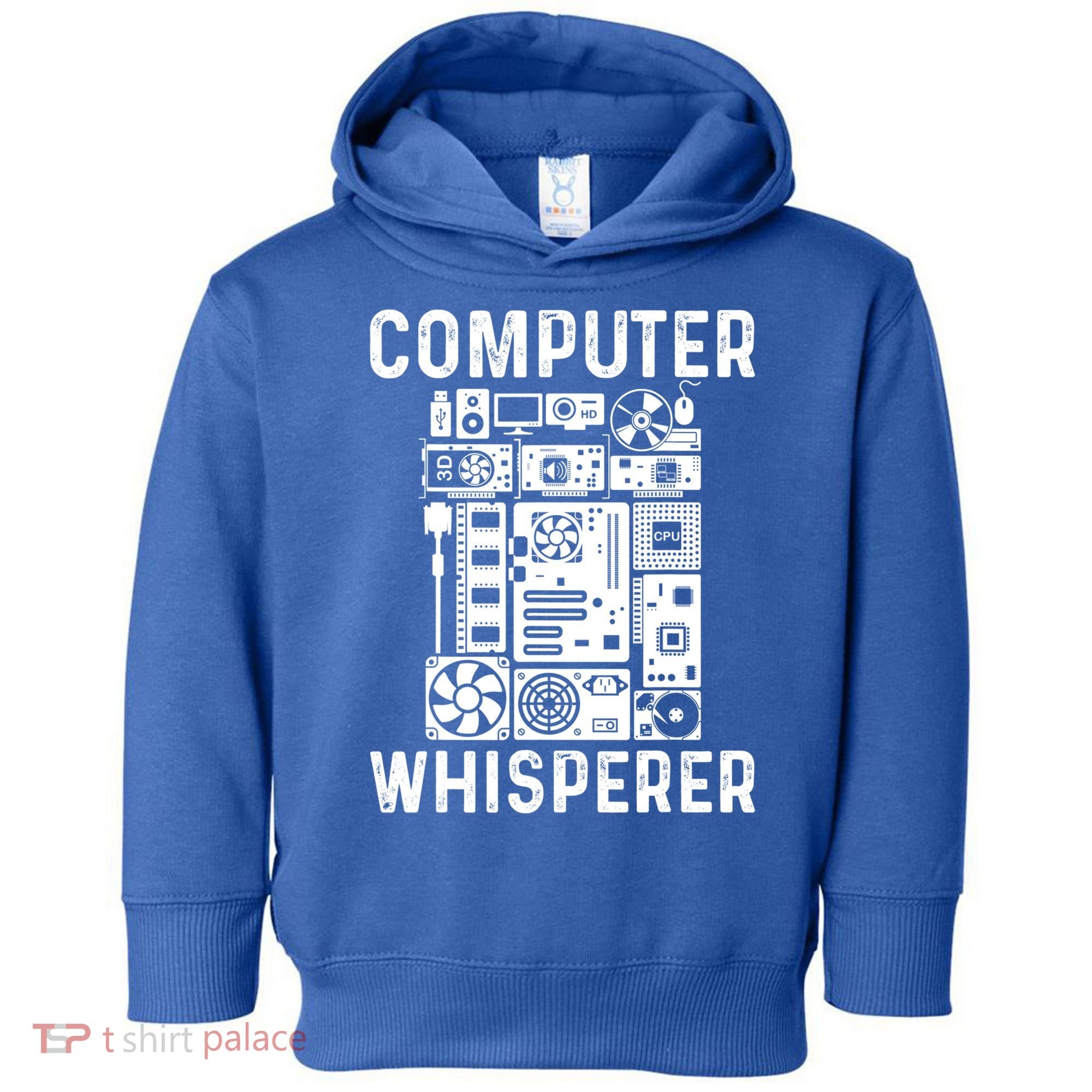 Funny Computer Geek Tech Nerd Gift Cool Support Cute Gift Toddler Hoodie