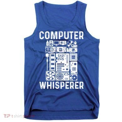 Funny Computer Geek Tech Nerd Gift Cool Support Cute Gift Tank Top