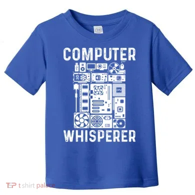 Funny Computer Geek Tech Nerd Gift Cool Support Cute Gift Toddler T-Shirt
