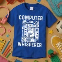 Funny Computer Geek Tech Nerd Gift Cool Support Cute Gift Kids T-Shirt thumb 3