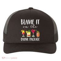 Funny Cruise Gifts Blame It On The Drink Package Yupoong Adult 5-Panel Trucker Hat thumb 0