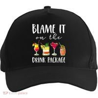 Funny Cruise Gifts Blame It On The Drink Package Five-Panel Snapback Cap thumb 0