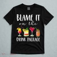 Funny Cruise Gifts Blame It On The Drink Package T-Shirt thumb 5