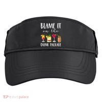 Funny Cruise Gifts Blame It On The Drink Package Adult Drive Performance Visor thumb 0