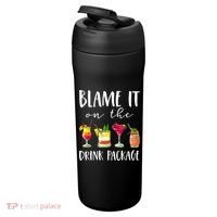 Funny Cruise Gifts Blame It On The Drink Package 24oz Duet Stainless Steel Tumbler thumb 3