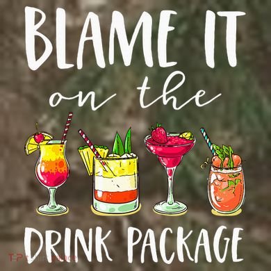 Funny Cruise Gifts Blame It On The Drink Package Camo Xtreme Backpack
