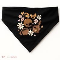 Football Coquette Game Day Mashup USA-Made Doggie Bandana thumb 0