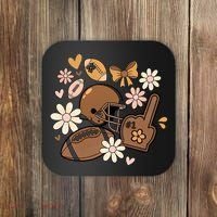 Football Coquette Game Day Mashup Coaster thumb 0