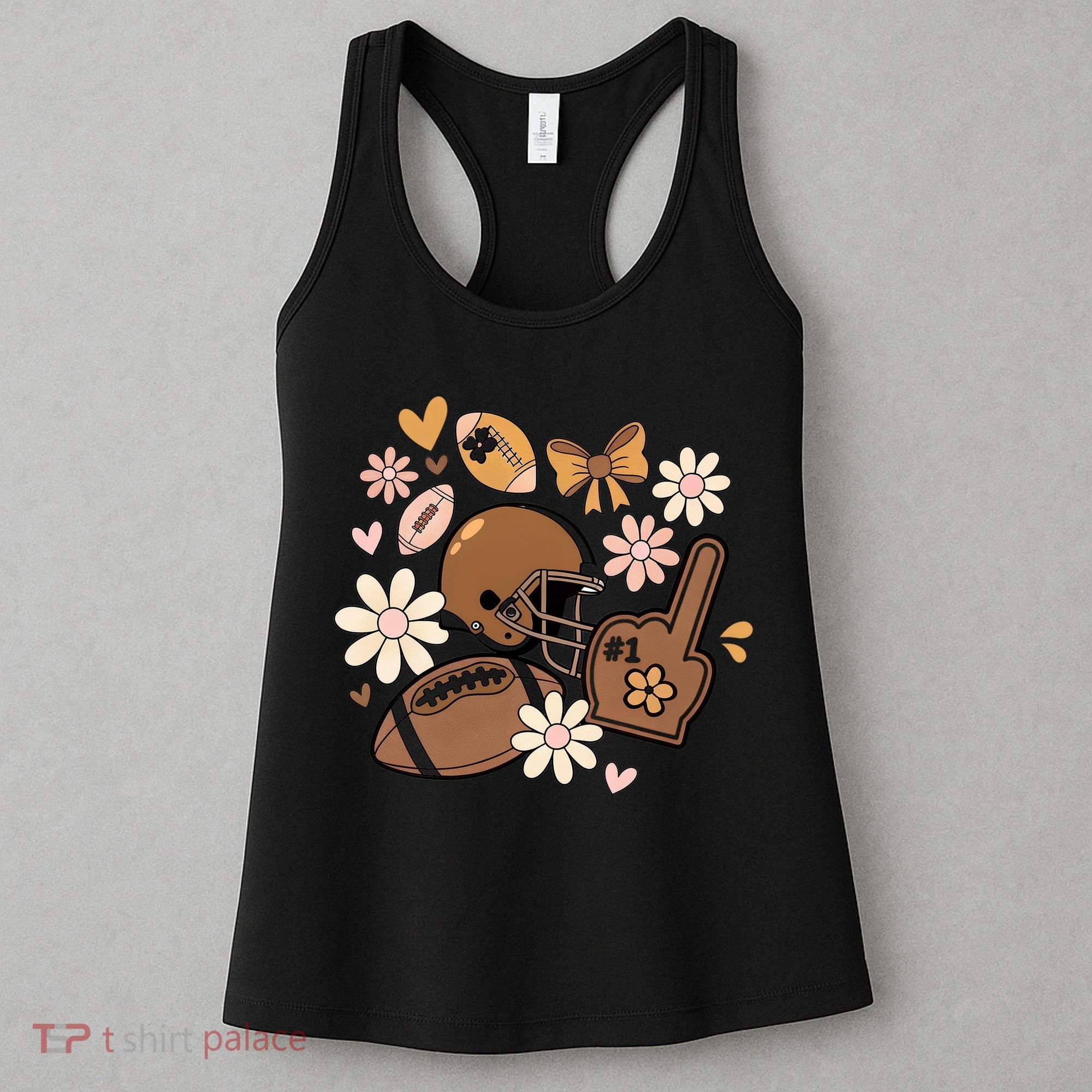 Football Coquette Game Day Mashup Women's Tank Top