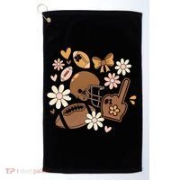 Football Coquette Game Day Mashup Golf Towel thumb 0
