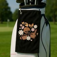 Football Coquette Game Day Mashup Golf Towel thumb 2