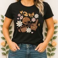 Football Coquette Game Day Mashup Women's T-Shirt thumb 2