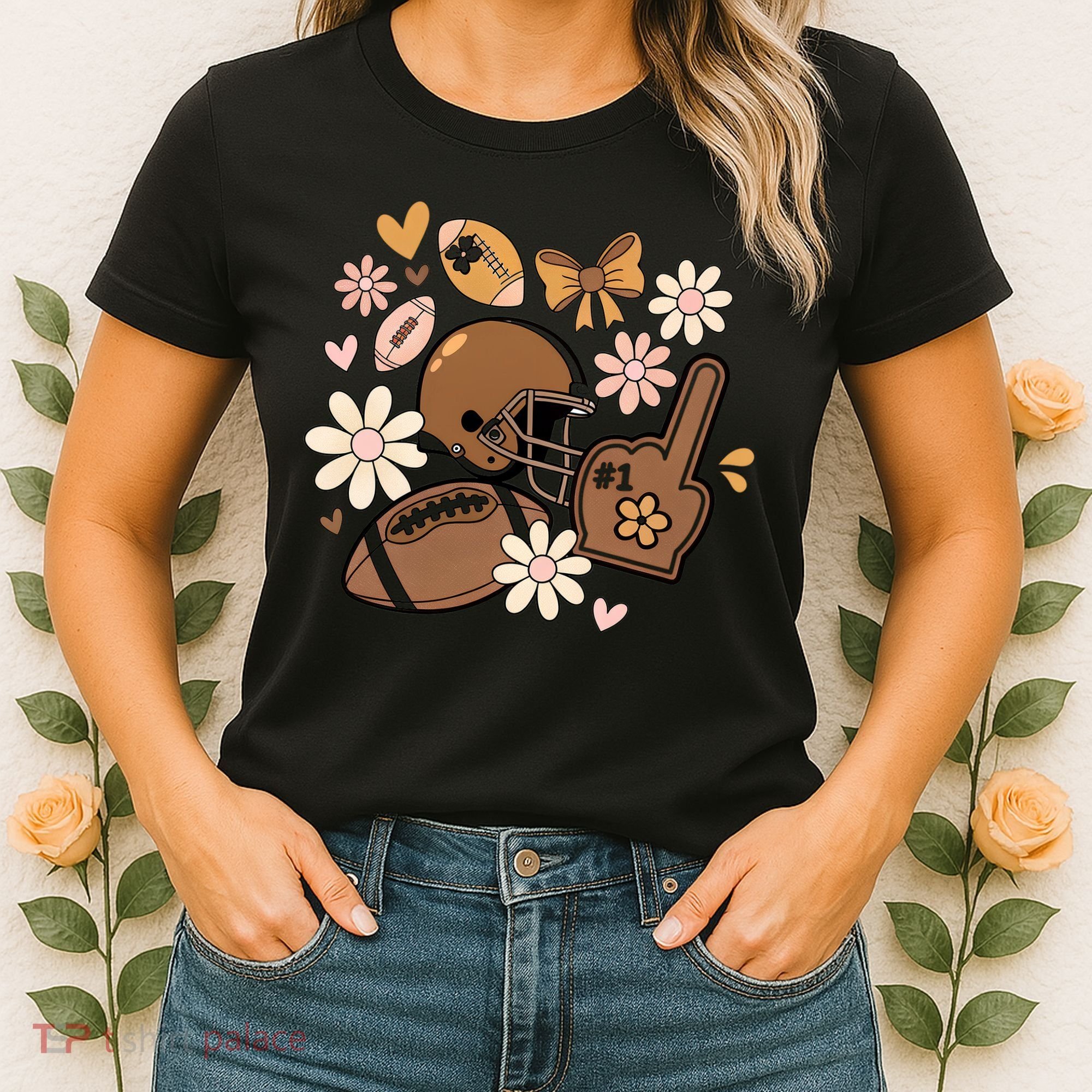 Football Coquette Game Day Mashup Women's T-Shirt