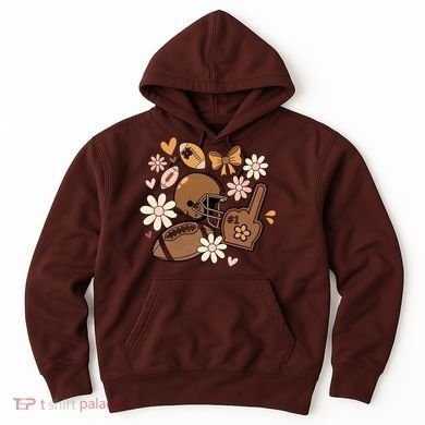 Football Coquette Game Day Mashup Hoodie
