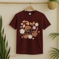 Football Coquette Game Day Mashup T-Shirt thumb 2