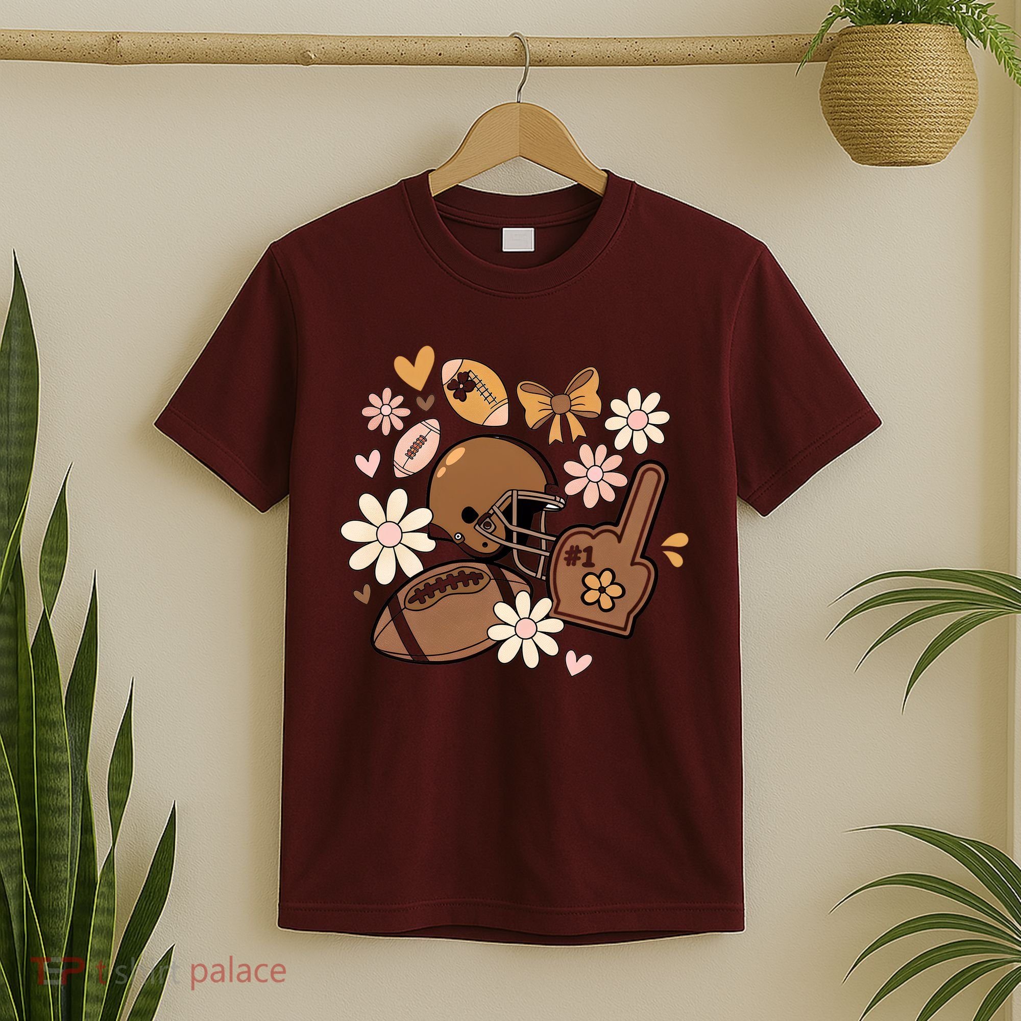 Football Coquette Game Day Mashup T-Shirt