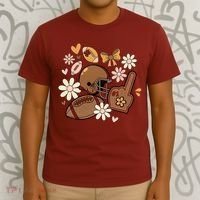 Football Coquette Game Day Mashup T-Shirt thumb 3