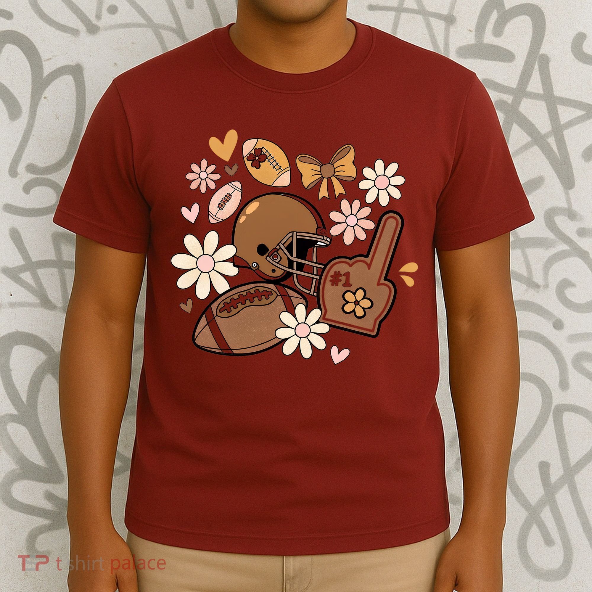 Football Coquette Game Day Mashup T-Shirt