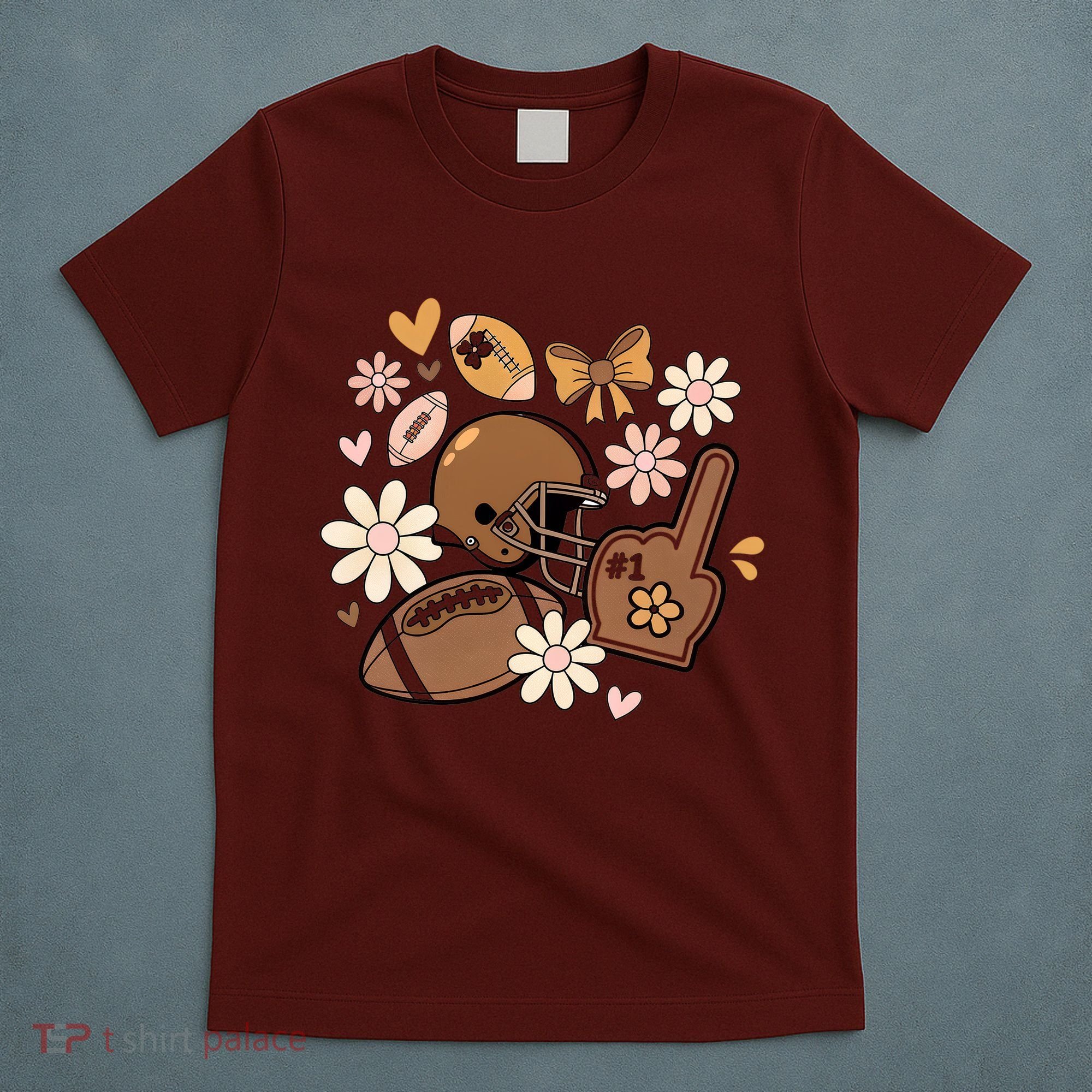 Football Coquette Game Day Mashup T-Shirt