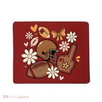 Football Coquette Game Day Mashup Mousepad thumb 0