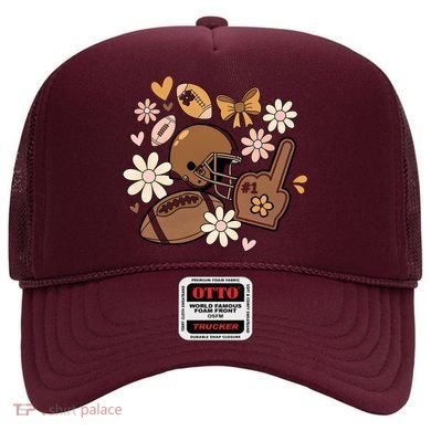 Football Coquette Game Day Mashup Hat