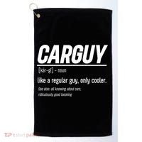 Funny Car Guy Definition Meaningful Gift Golf Towel thumb 0