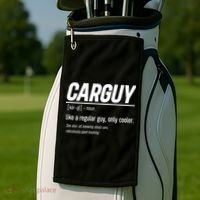 Funny Car Guy Definition Meaningful Gift Golf Towel thumb 2