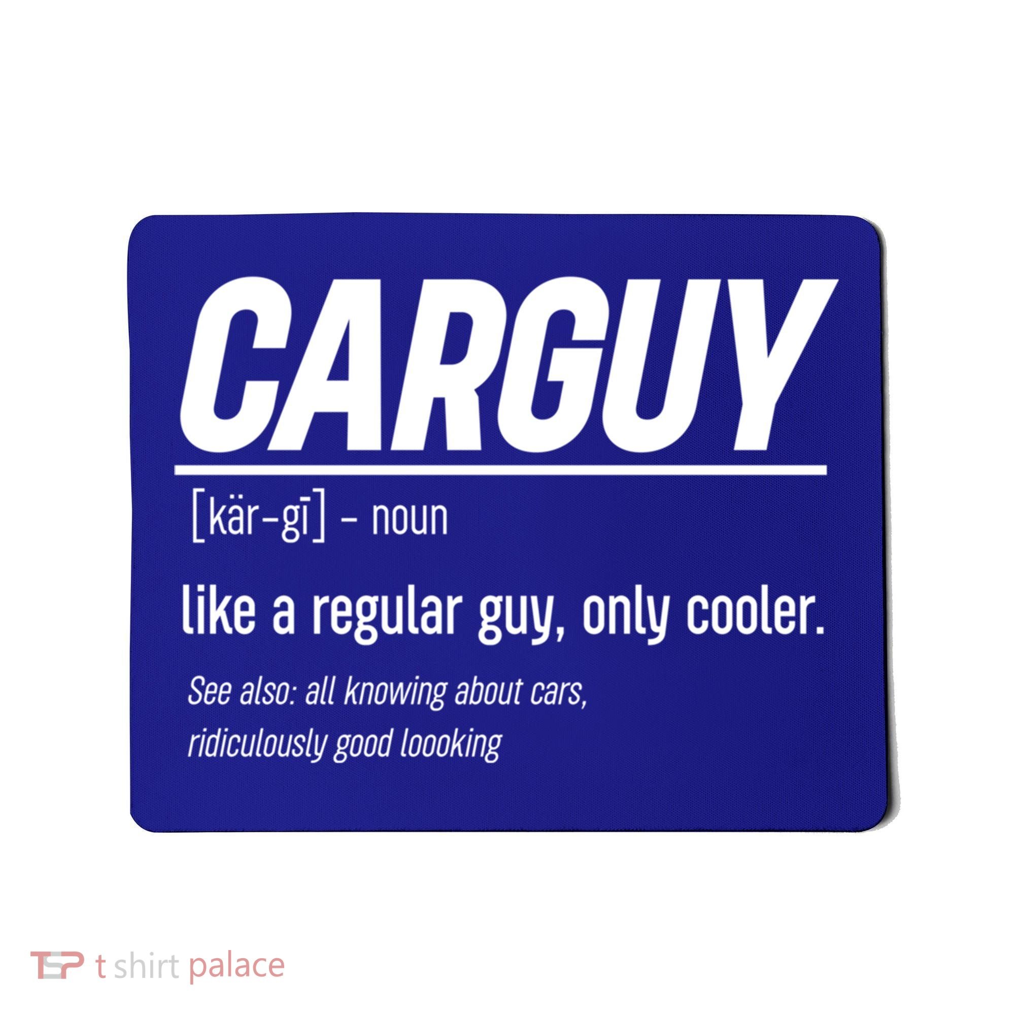Funny Car Guy Definition Meaningful Gift Mousepad