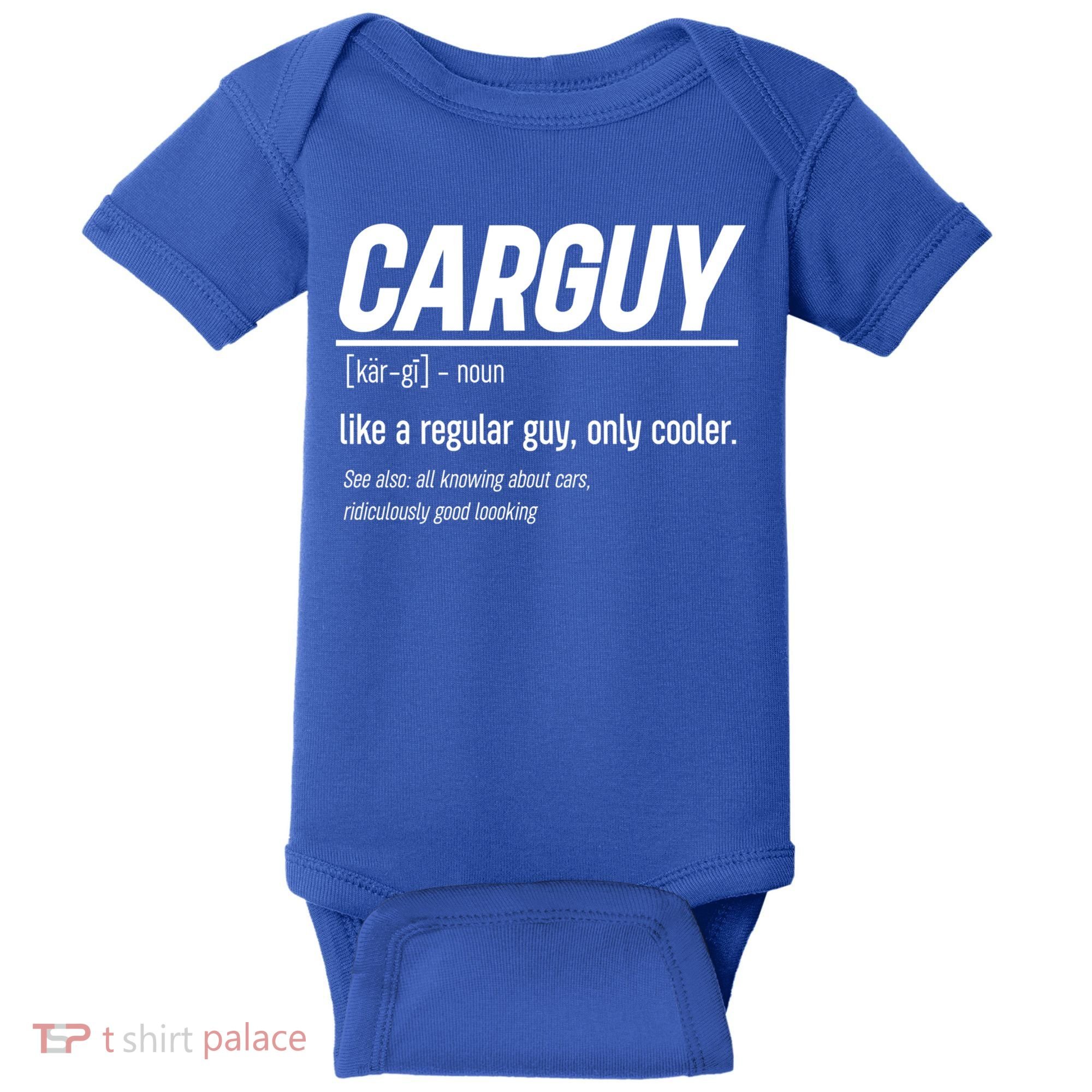 Funny Car Guy Definition Meaningful Gift Baby Bodysuit