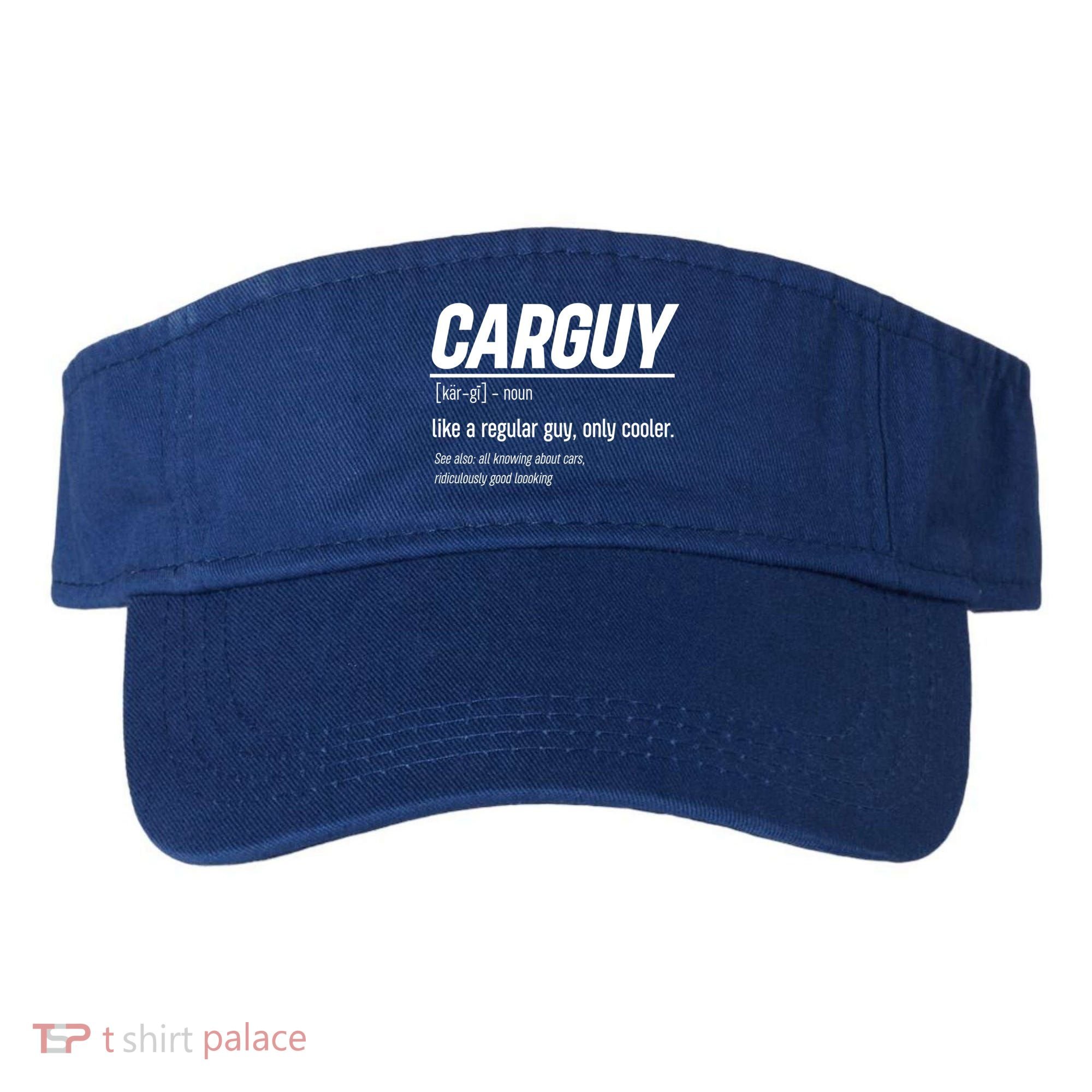 Funny Car Guy Definition Meaningful Gift Visor