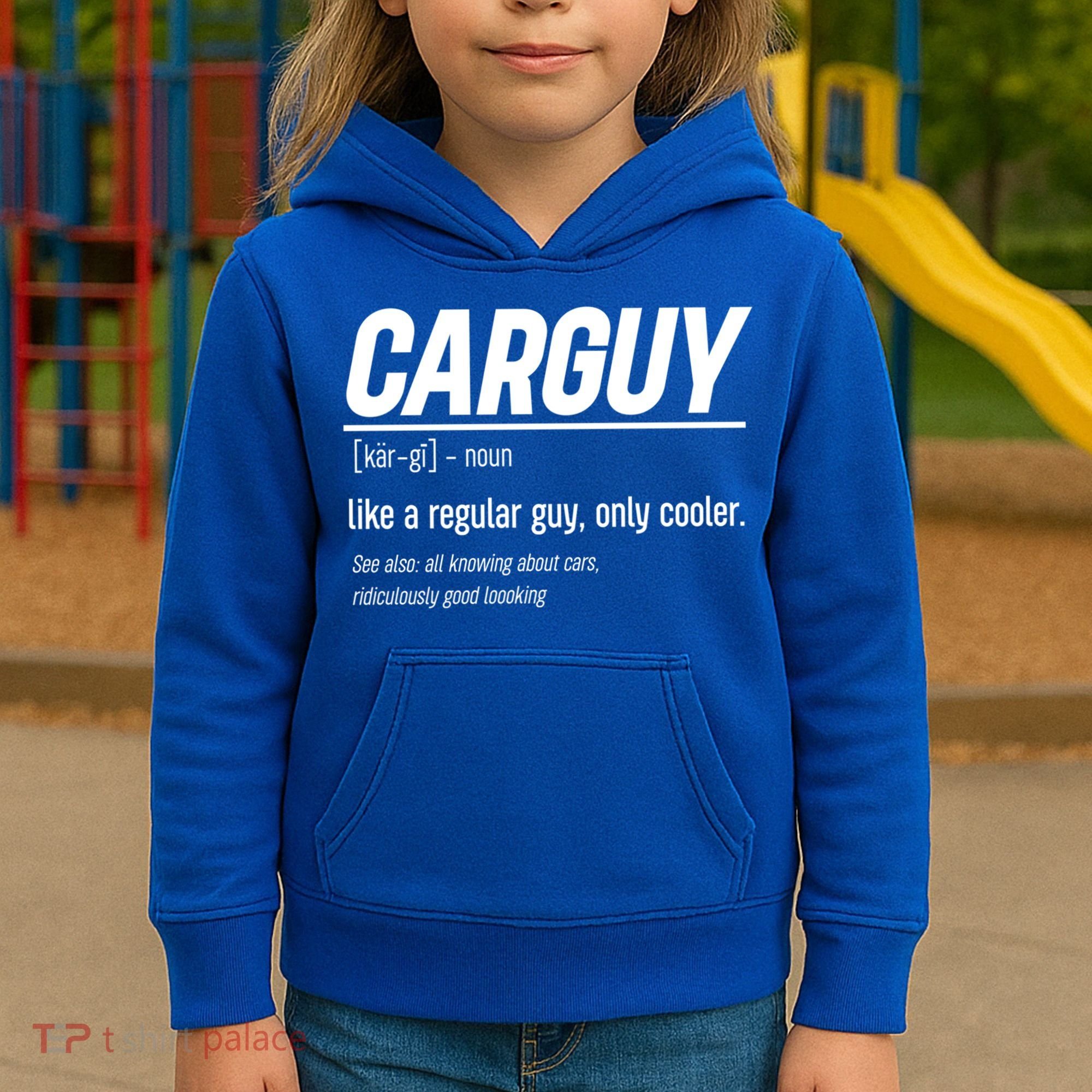 Funny Car Guy Definition Meaningful Gift Kids Hoodie