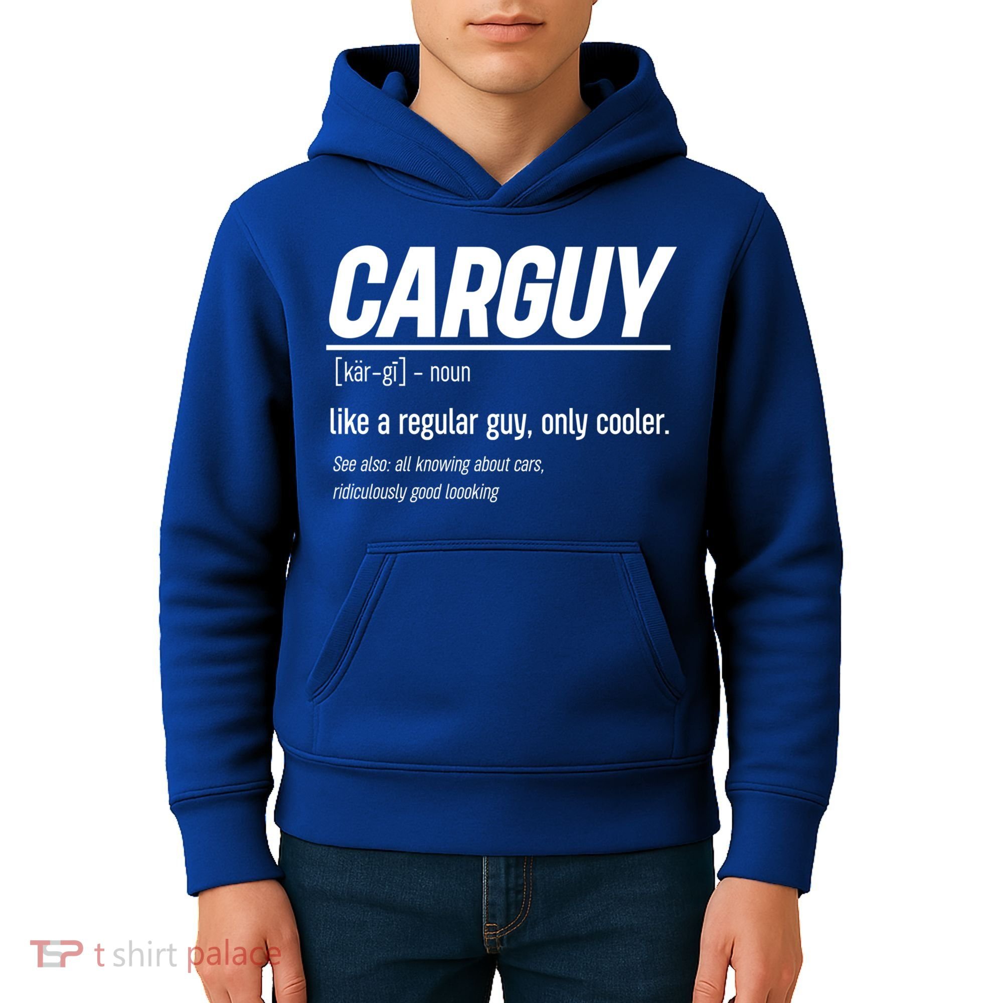Funny Car Guy Definition Meaningful Gift Kids Hoodie