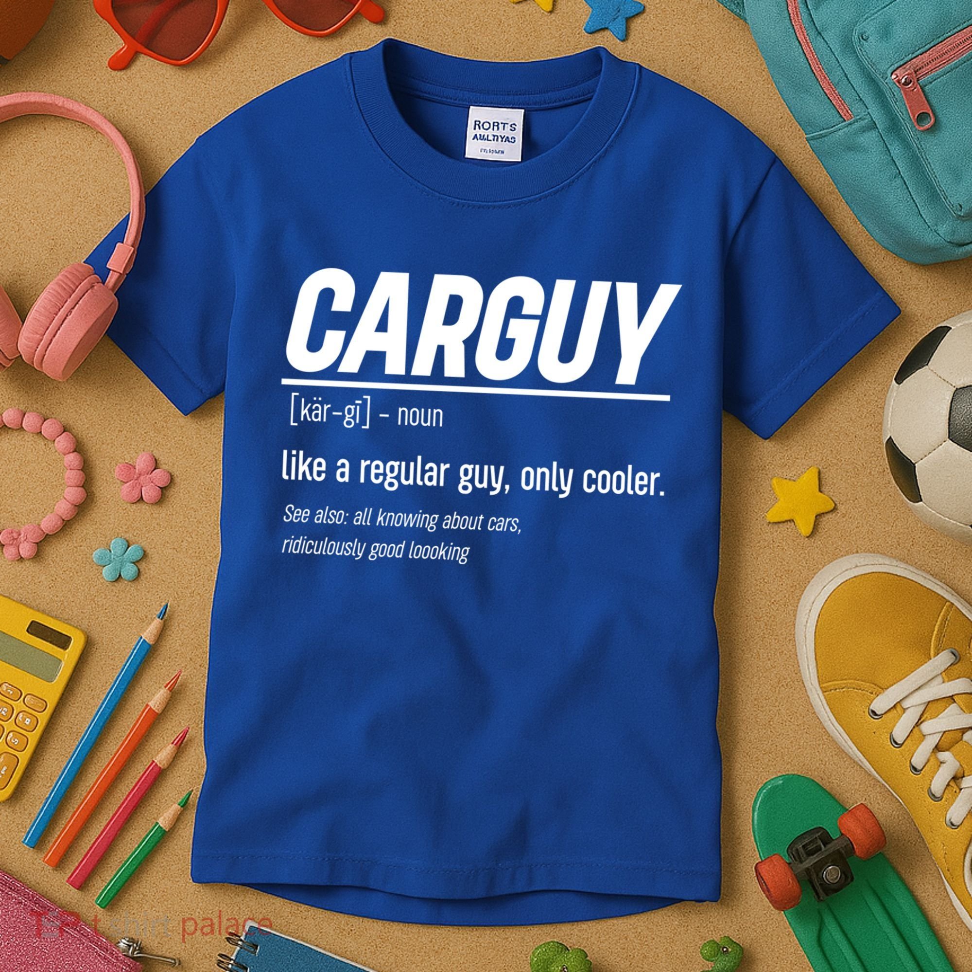 Funny Car Guy Definition Meaningful Gift Kids T-Shirt
